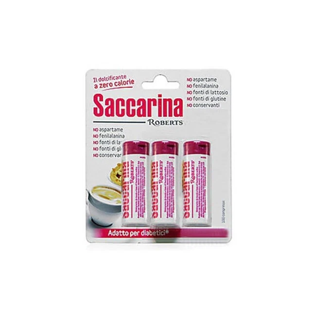 Robert's Saccarina Dolcificante A Zero Calorie, 300 Compresse