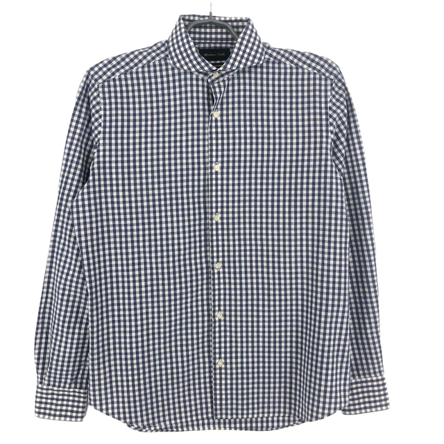 Chemise Homme Cerruti 1881 Manches Longues - Taille 40 Gris-bleu Unie - Élégance Intemporelle