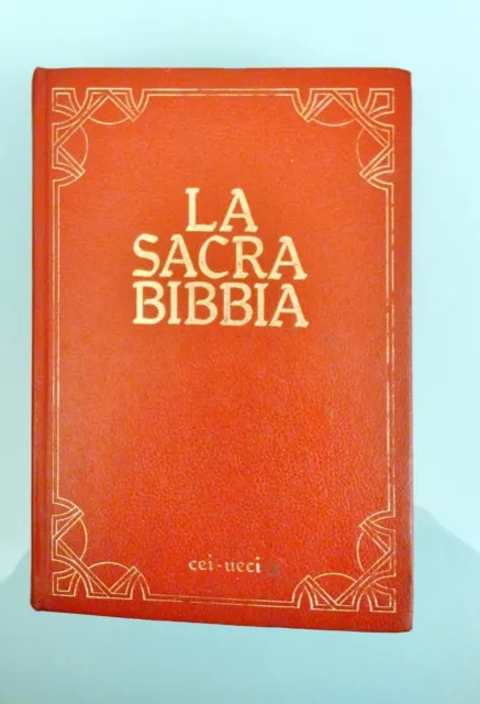 LA SACRA BIBBIA - CEI - UECI - 3° ed. 1977 EUR 15,00 - PicClick IT