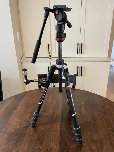 Manfrotto Befree Live Carbon Fiber Tripod Twist with Video Head