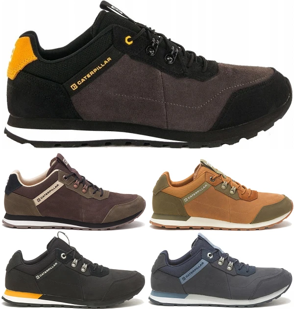 Caterpillar Cat Ventura Hiker Lo en Cuir Sneakers Baskets Chaussures Hommes