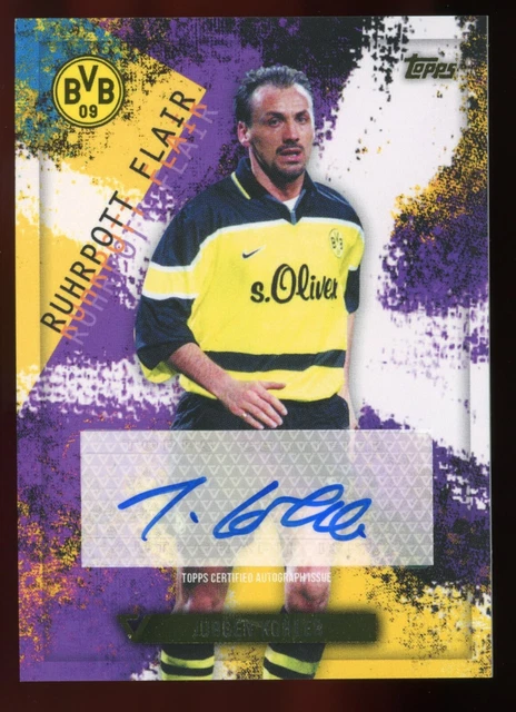 2023-24 TOPPS VERNISSAGE Bvb Borussia Dortmund Ruhrpott Flair Jurgen ...