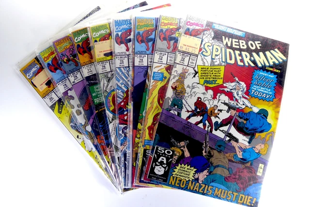 Marvel THE WEB OF SPIDER-MAN (1991) #72-80 LOT VF TO NM Ships FREE!