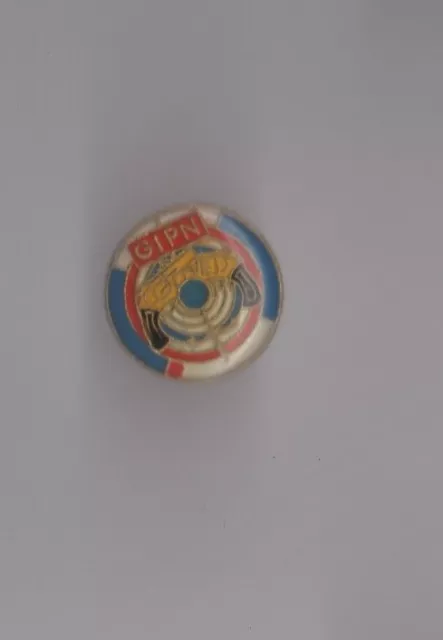 Pin's blason GIPN Groupe d'intervention de la Police nationale (époxy d: 1,5 cm)