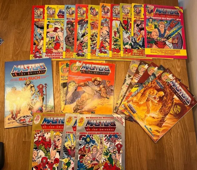 MEGA KONVOLUT Masters Of The Universe Comics - MotU TOP! Vintage