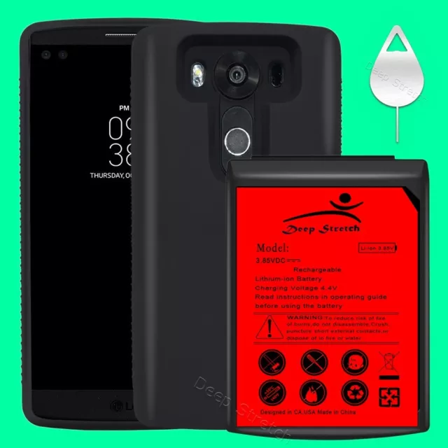 High Quality Jumbo 10900mAh Extended Battery with host TPU case fits LG V10 H900