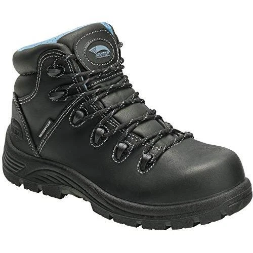 Avenger Women's 6-inch Framer Composite Toe PR Waterproof Work Boots Black - A71