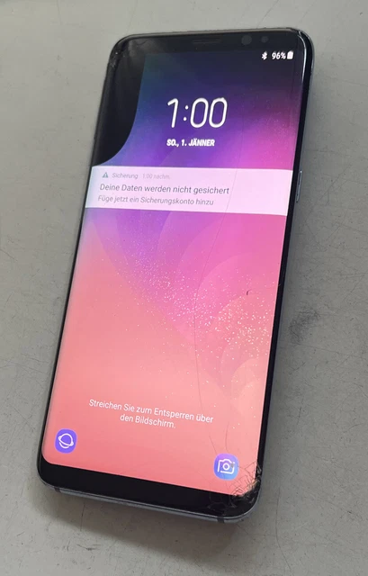 Display LCD OLED originale Samsung S8 SM-G950F schermo recupero dati con cornice