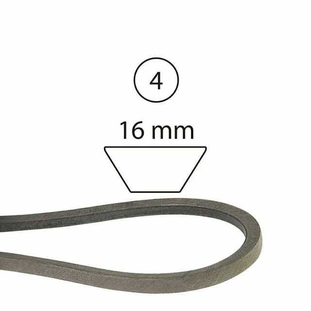 Cinghia Motore Piatta Per Trattorino Rasaerba GGP 135061504/0 – Sostituzione Originale Per SD98 XD98