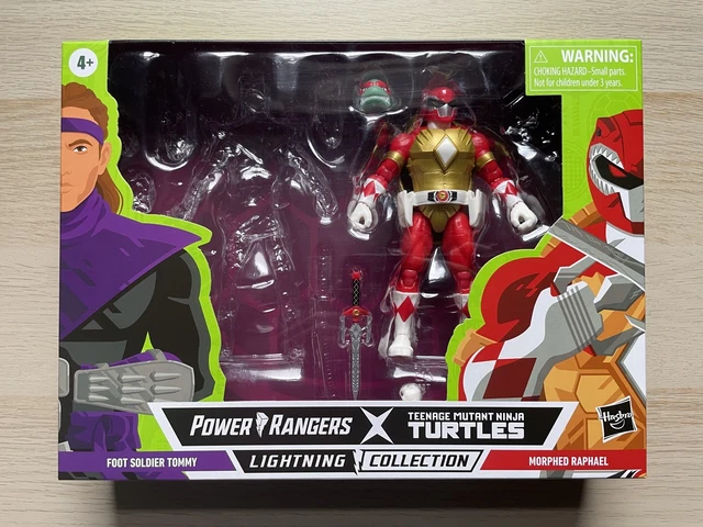 POWER RANGERS X TMNT Morphed Raphael Red Ranger Action Figure - Hasbro ...