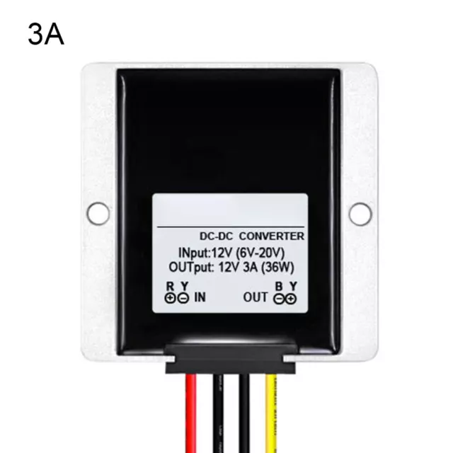 DC-DC6V-20V to 12V 3A/4A/5A ABS Voltage Regulator Module Stabilizer Adapter 28