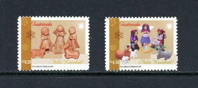 R1611 Guatemala 2006 Christmas 2v. MNH