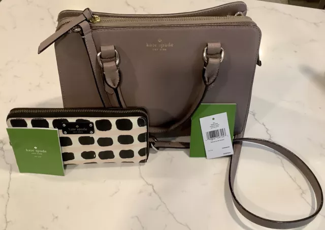 Kate Spade Mulberry Street Lise Satchel & Grove Street Neda Wallet, Lightly Used