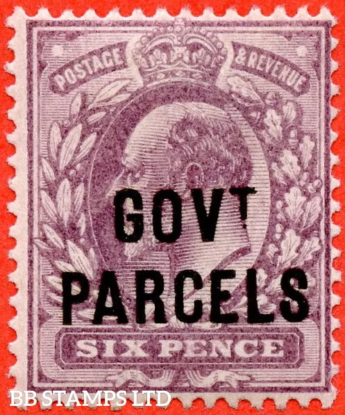 SG. O76. MO11. 6d Pale Dull - Purple. Govt. Parcels. A fine UNMOUNTED MIN B70954