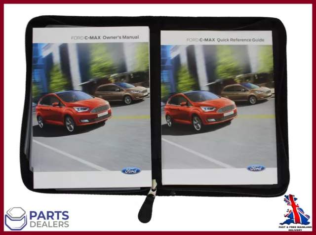 Genuine Ford C-Max 2015-2020 Handbook Owners Manual Navi Audio Wallet Pack