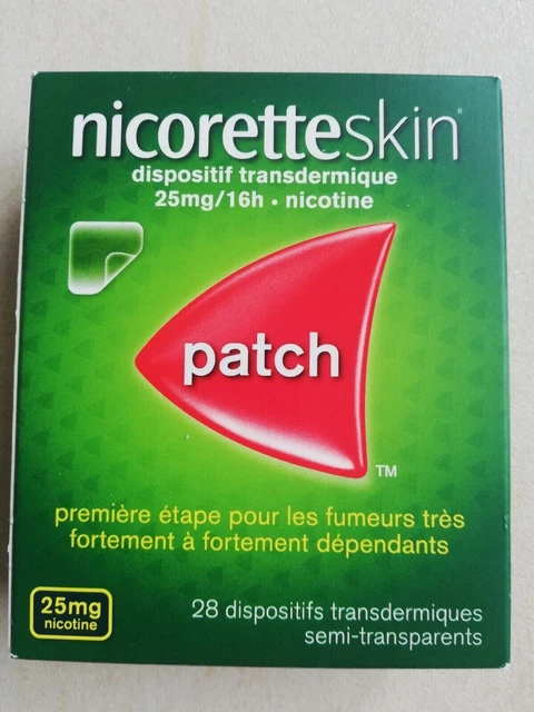 Nicoretteskin 25mg/16h 28 patchs transdermiques