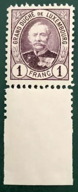 LUXEMBOURG 1891  GH Adolf  1 Fr.  Mi 64 Yt 66  MNH ** postfrisch (S)