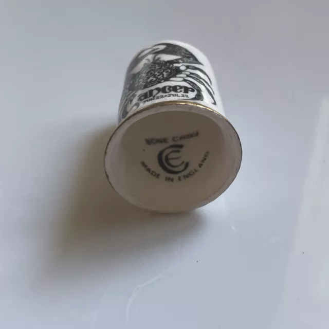 CE Cancer Thimble | Made In England | Bone China 2