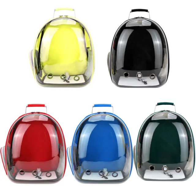 Pet Portable Carrier Backpack Space Capsule Travel Dog Cat Bag Transparent US 2