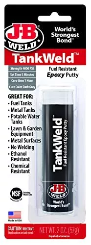 J-B Weld 8217 TankWeld Gas Tank Repair - 1 oz.Dark Grey