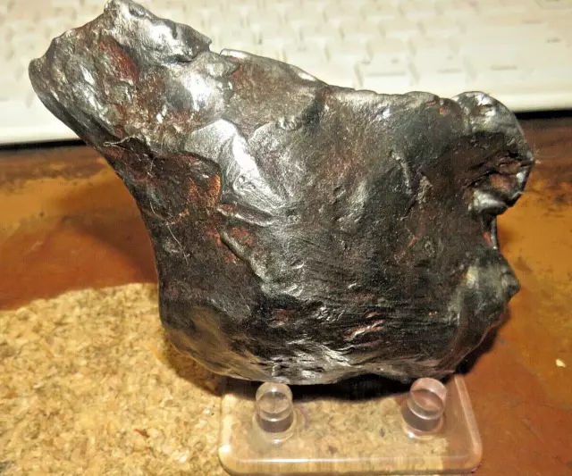 1018 GM. Egypt Gebel Kamil Iron meteorite complete individual W/ STd; RARE;2.2#