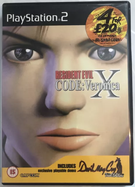 Resident Evil - Code Veronica X + demo disc Devil May Cry (2001) - Sony Playstation  2 - LastDodo