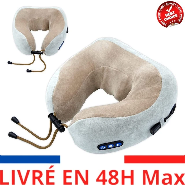 Masseur cervical et cou | Coussin de massage chauffant idéal pour les cervicales