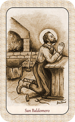 SANTINO HOLY CARD SAN BALDOMERO 