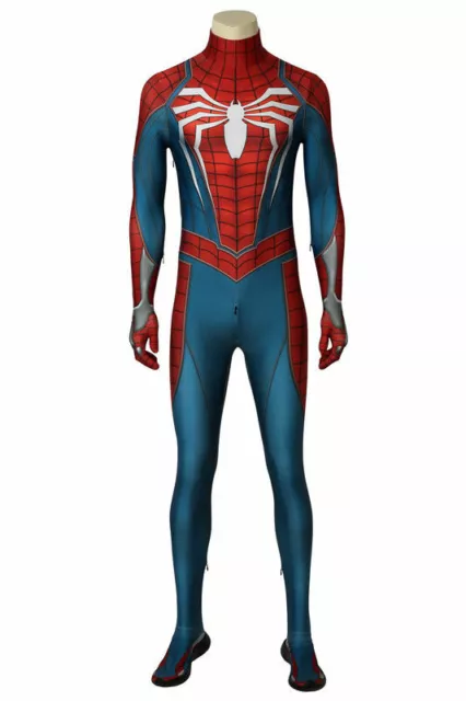 Spider-Man PS4 Jumpsuit Uniform Halloween Cosplay Costume