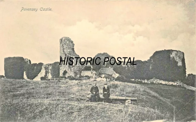 De L'Est Sussex Angleterre ~ Pevensey Castle-Photo Carte Postale
