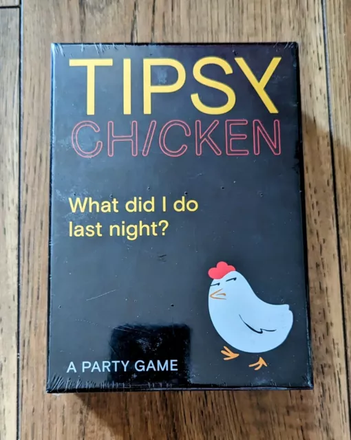 BTAND NUOVO E sigillato - Gioco di carte Tipsy Chicken, Drinking