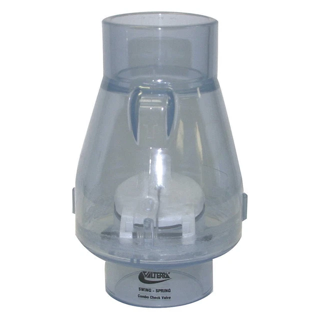 VALTERRA 200-C20 Spring Swing Check Valve,PVC,2",Slip