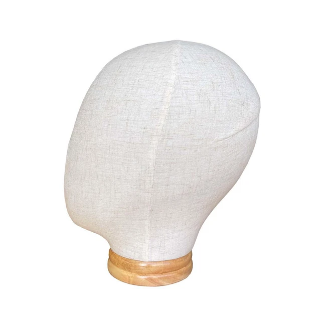 Présentoir de tête de mannequin Modèle de tête en tissu portable polyvalent