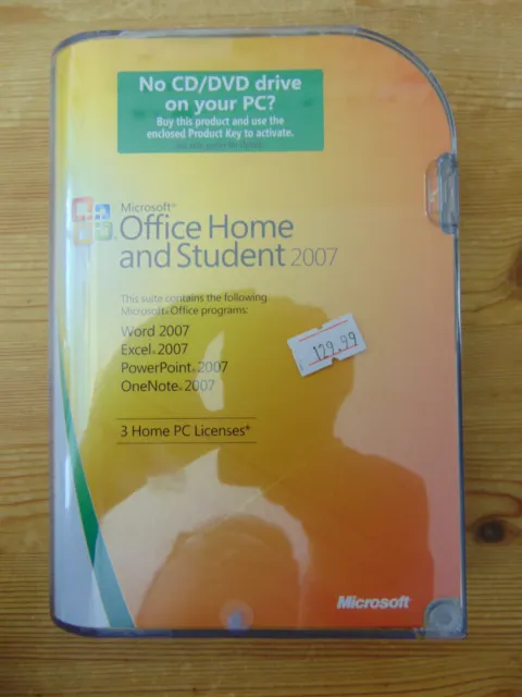 Microsoft MS Office Home and Student 2007 *Free shipping W/O the case READ INFO