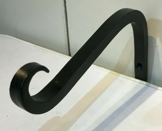 Short HD Iron Primitive Blacksmith Plant Wall Post Hook 5" Antique Style New