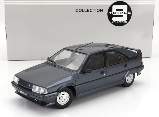 KOVOVÉ a RESIN MODELY | Citroën BX GTI (1990) silver metallic/ black interior Triple9 1:18 KOVOVÉ a RESIN MODELY | Citroën BX GTI (1990) silver metallic/ black interior Triple9 1:18