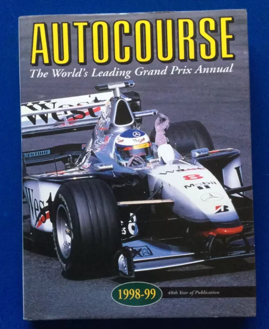 Autocourse F1 Annual 1998 - 1999 Formula One Grand Prix Hakkinen Schumacher.