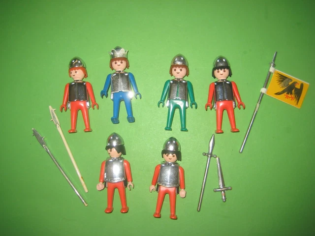 älteres Playmobil / Konvolut /Ritter  Klicky /  Figuren  mit Zubehör  /