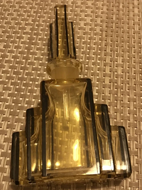 Vintage Art Deco Glass Scent Bottle