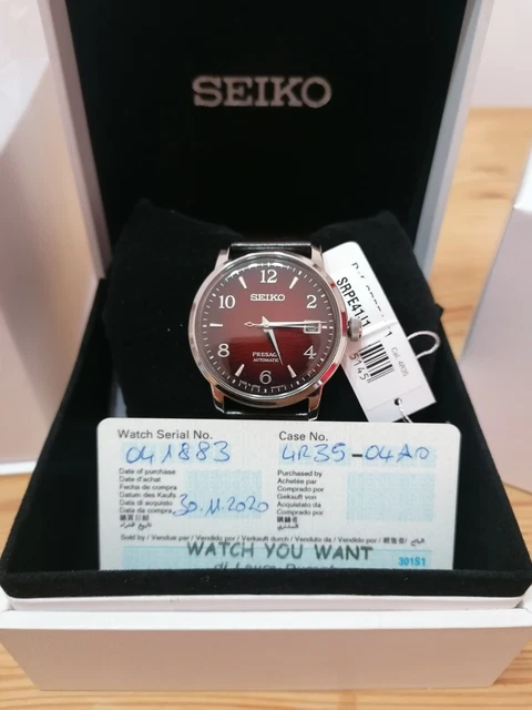 SEIKO PRESAGE COCKTAIL Time Negroni SRPE41J1 Used in Excellent