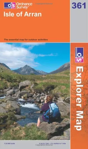 Isle of Arran (Explorer): Sheet 361 (OS ... by Ordnance Survey Sheet map, folded