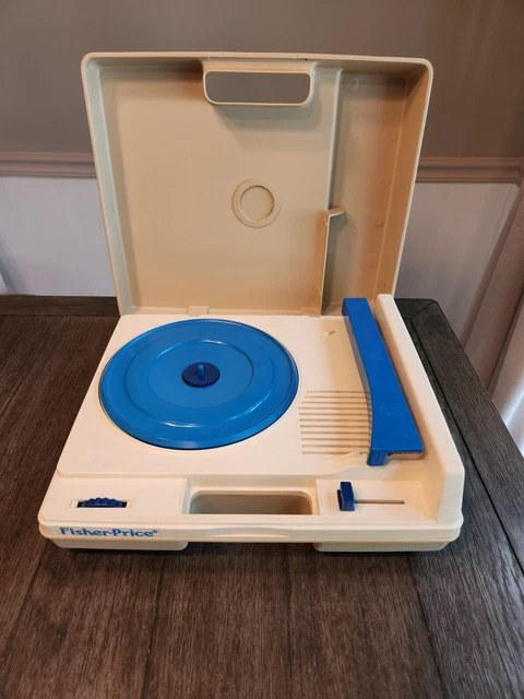 Vintage 1978 Fisher Price Record Player Model 825 Kid Phonograph Turntable Works