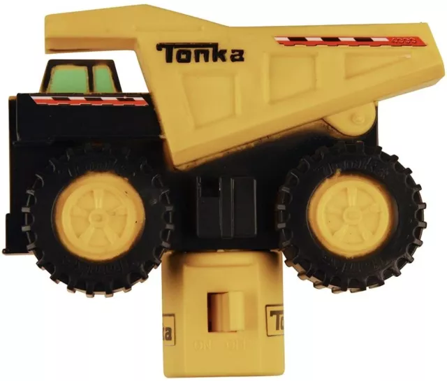 2 Packs Tonka Dump Truck LED Night Light for kids plug into wall boys Room