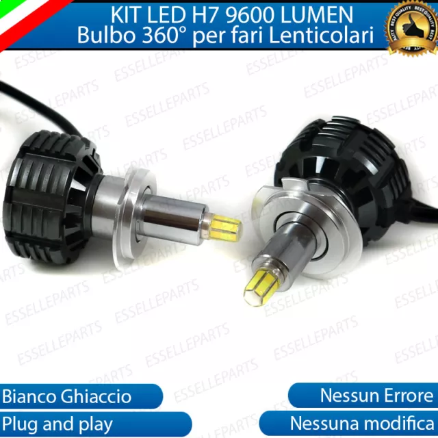 Kit Full Led H7 6000K Xenon Canbus 360° Specifico Per Fari Lenticolari No Error