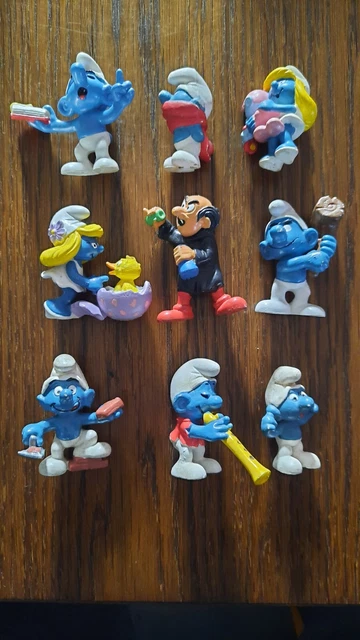 lot figurines schtroumpfs schleich #2