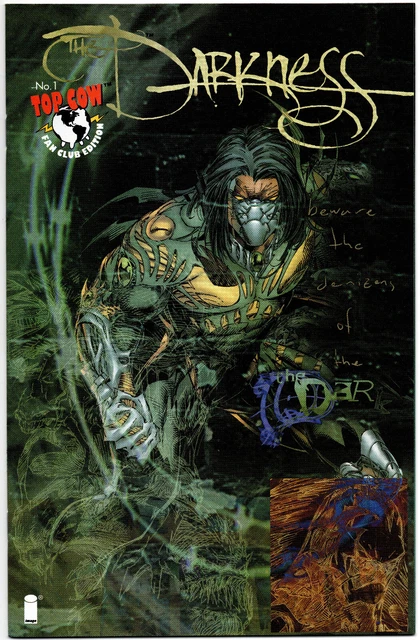 The Darkness #1 (1996) Image Top Cow Fan Club Variant 1st Appearance!