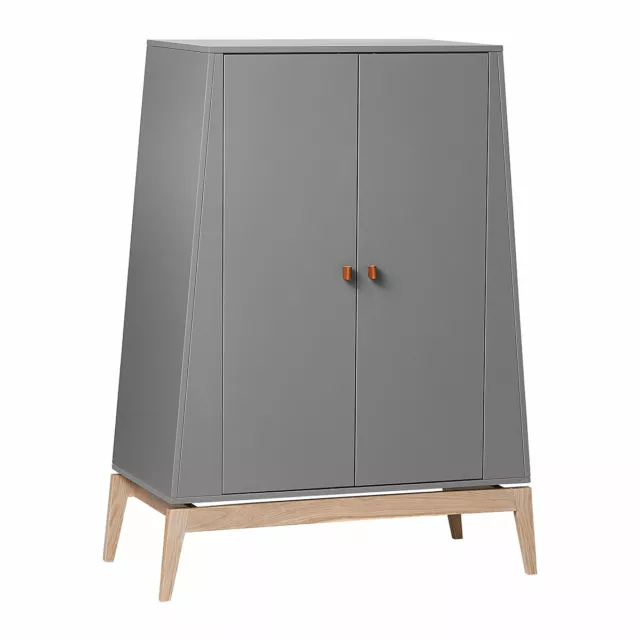 Leander Luna Kleiderschrank, klein - grau/Eiche - NEU - ABHOLPREIS in PLZ 63834