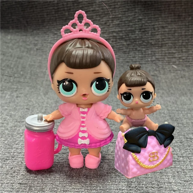 2PCS LOL SURPRISE Fancy Sister Doll Fancy Lil Sis Sister w Bag
