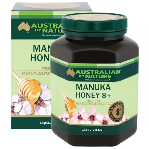 New Australian By Nature Manuka Honey 8+ MGO 200 1KG ABN