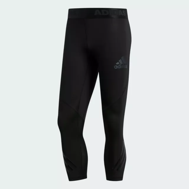 adidas AlphaSkin Sport Mens 3/4  Training Tights - Black size XL